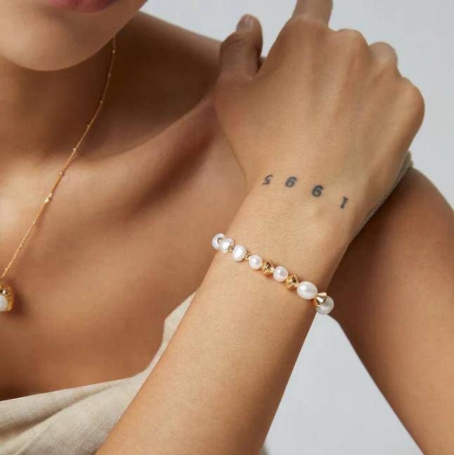 Layered Pearl Bracelet – Nekhi India