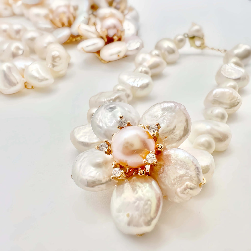 baroque pearl jewelry set