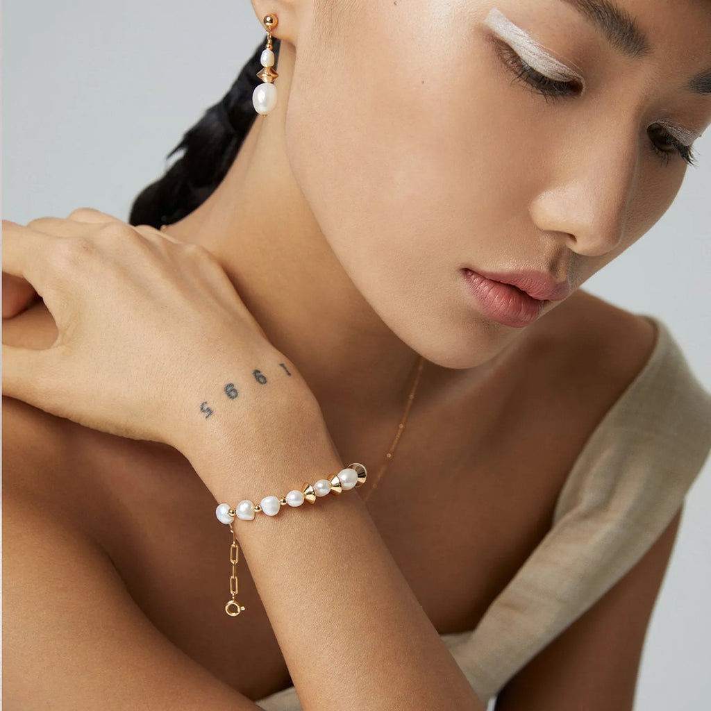 baroque pearls bracelet