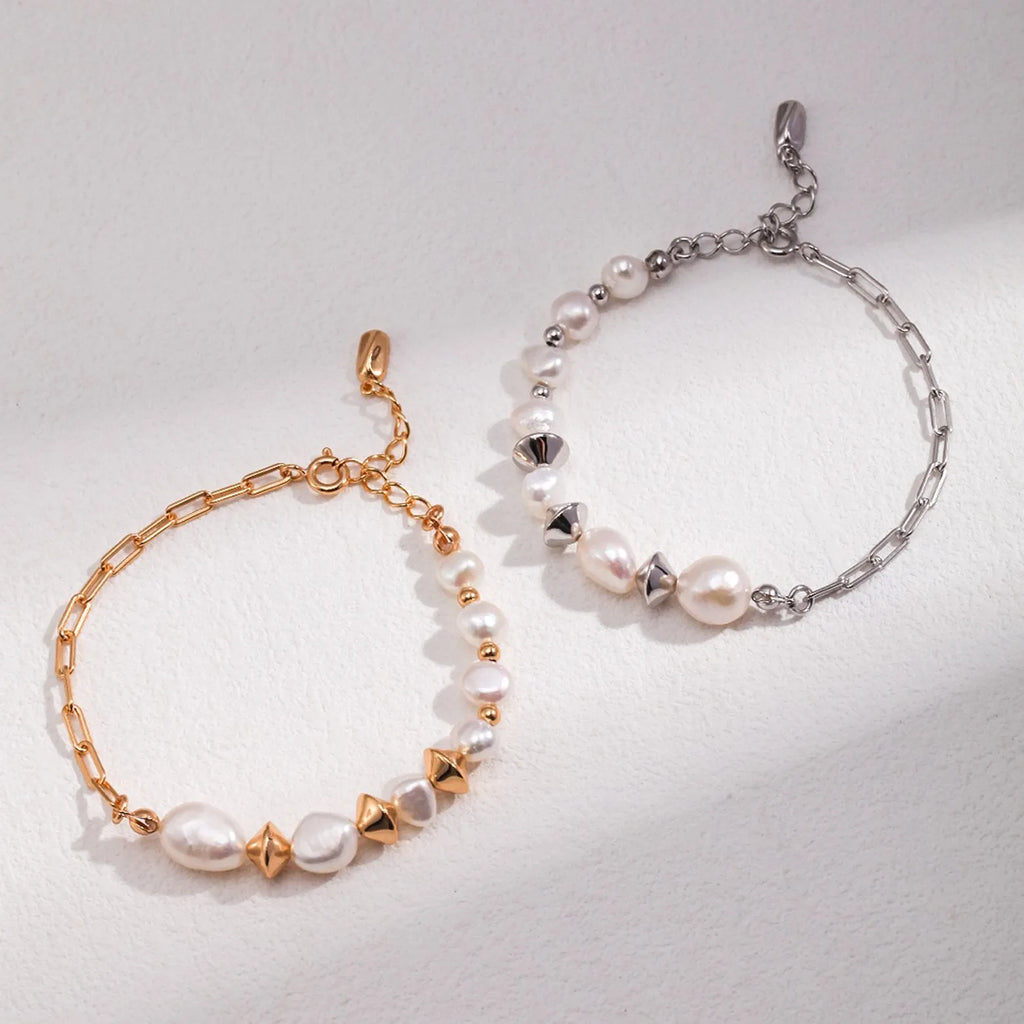 baroque pearls bracelet